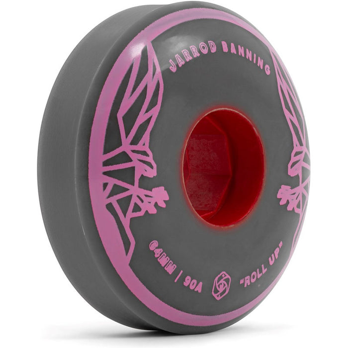 Red Eye Animal Banning 64mm 90A Wheels animal banning 64mm 90a angle