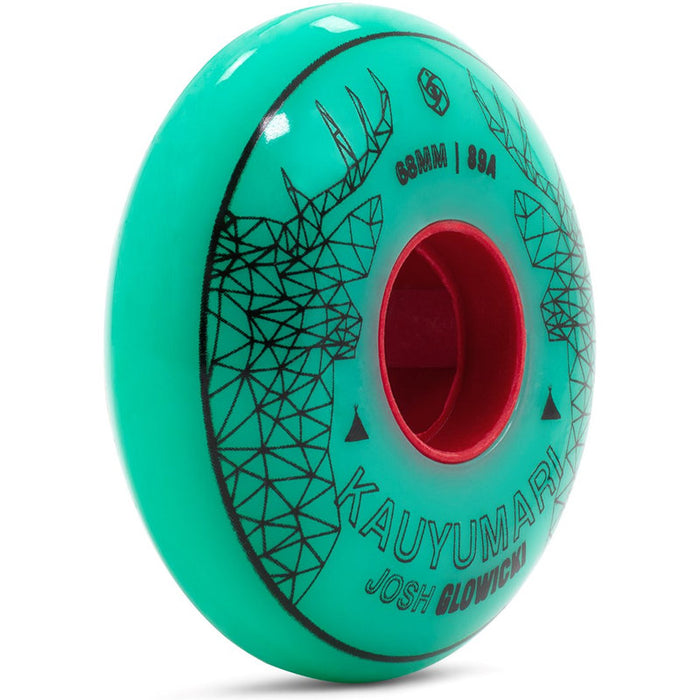 Red Eye Animal Glowicki 68mm 90A Wheels animal glowicki 68mm 90a angle