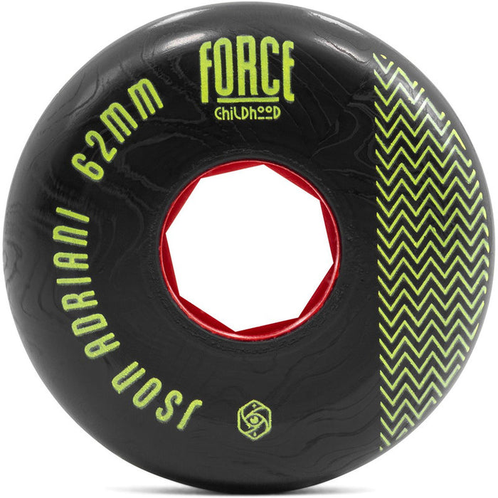 Red Eye Childhood Adriani 62mm 91A Wheels childhood adriani 62mm 91a front