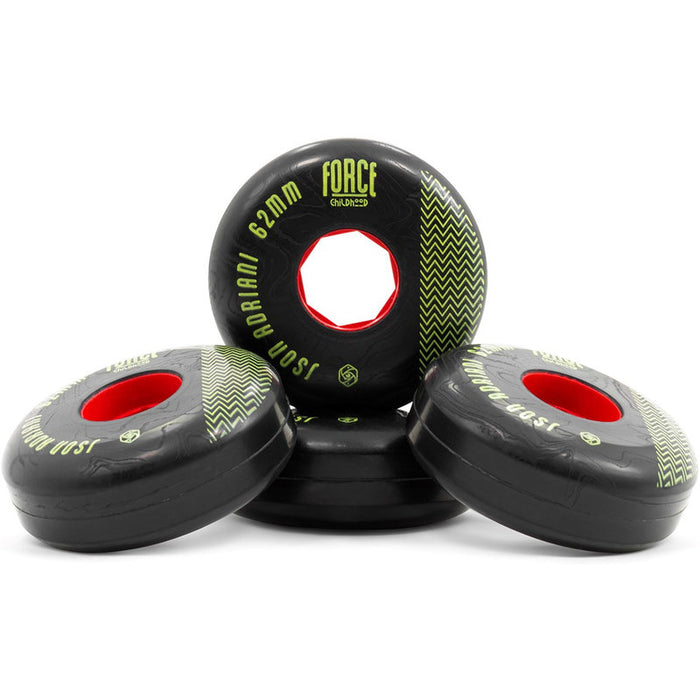Red Eye Childhood Adriani 62mm 91A Wheels childhood adriani 62mm 91a stack 2
