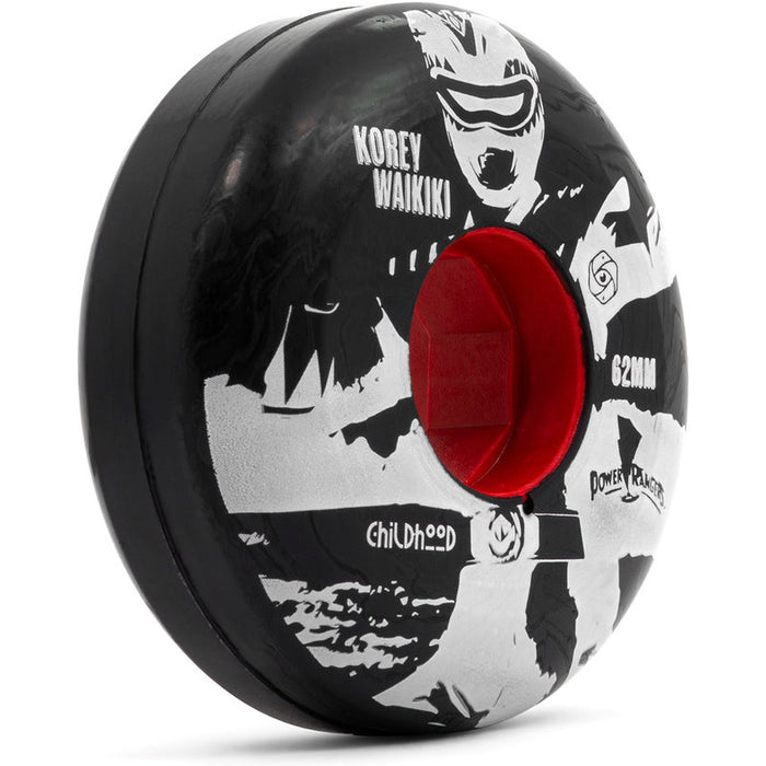 Red Eye Childhood Waikiki 62mm 89A Wheels childhood wiakiki 62mm 89a angle