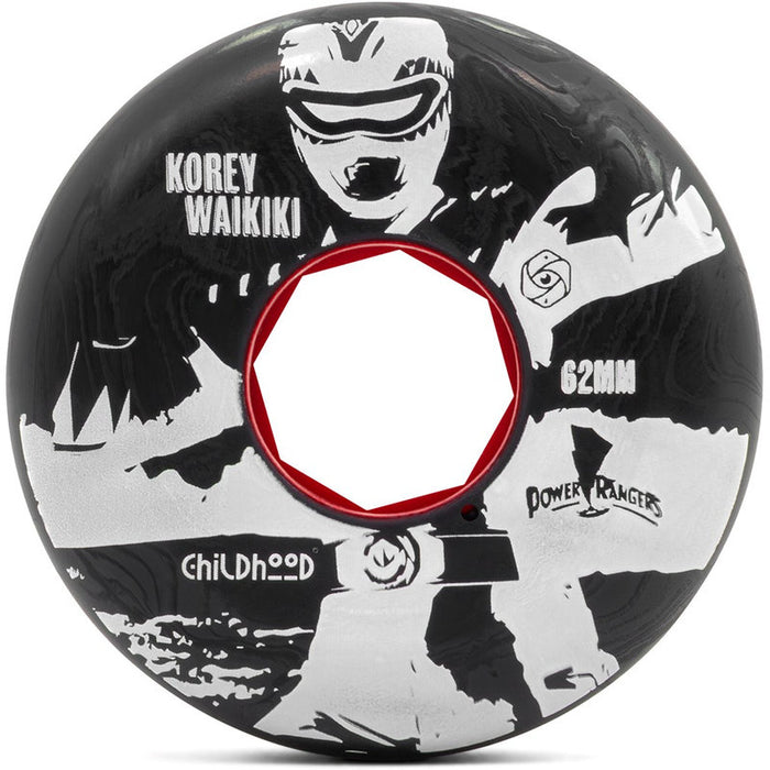 Red Eye Childhood Waikiki 62mm 89A Wheels childhood wiakiki 62mm 89a front