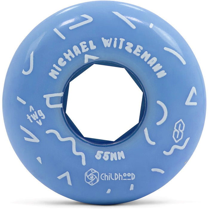 Red Eye Childhood Witzemann 55mm 92A Wheels childhood witzemann 55mm 92a front