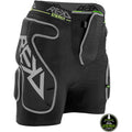 REKD Energy Impact Shorts black energy impact shorts black front angle