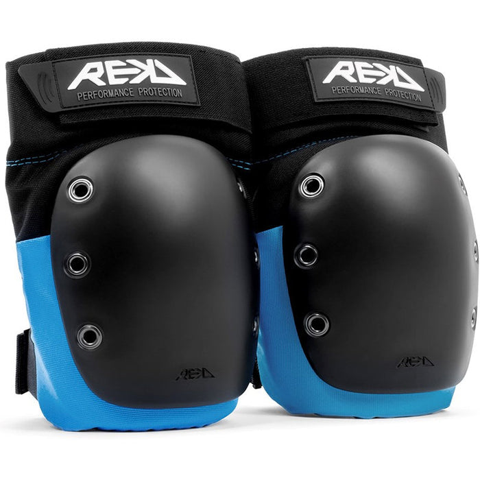 REKD Ramp Knee Pads black blue knee ramp pads blackblue main