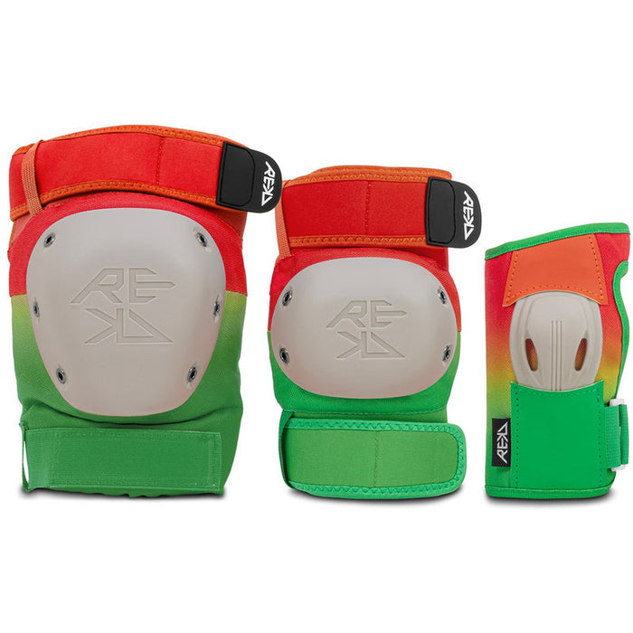 REKD Shield Triple Pad Set fade orange green shield triple pad set fade orange green main