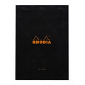 Rhodia Staplebound Notepad - Blank 80 sheets - 8 1/4 x 11 3/4 - Black cover | Atlas Stationers.