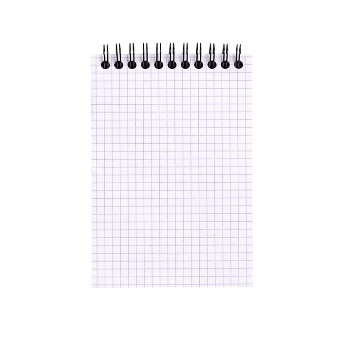 Rhodia Wirebound Notepad - Graph 80 sheets - 4 x 6 - Orange cover | Atlas Stationers.