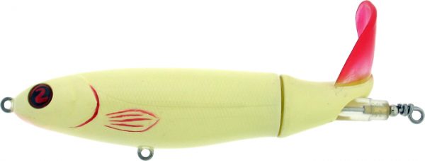 River2Sea Whopper Plopper 130 Topwater Prop Lure - Bone