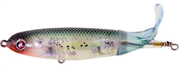 River2Sea Whopper Plopper 130 Topwater Prop Lure - Crystal Minnow