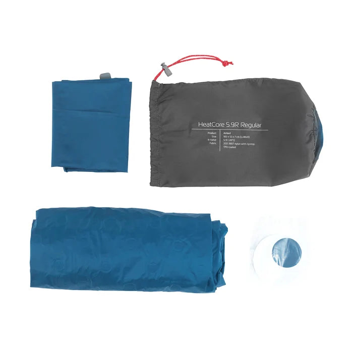 Robens HeatCore 5.9R Insulated Backpacking Mat - Regular Blue