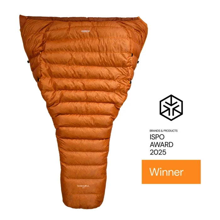 Robens Scoria Down Backpacking Quilt UL +6°C - Long Orange