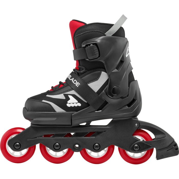 Rollerblade Microblade Black Red Kids Skates - Inlinex