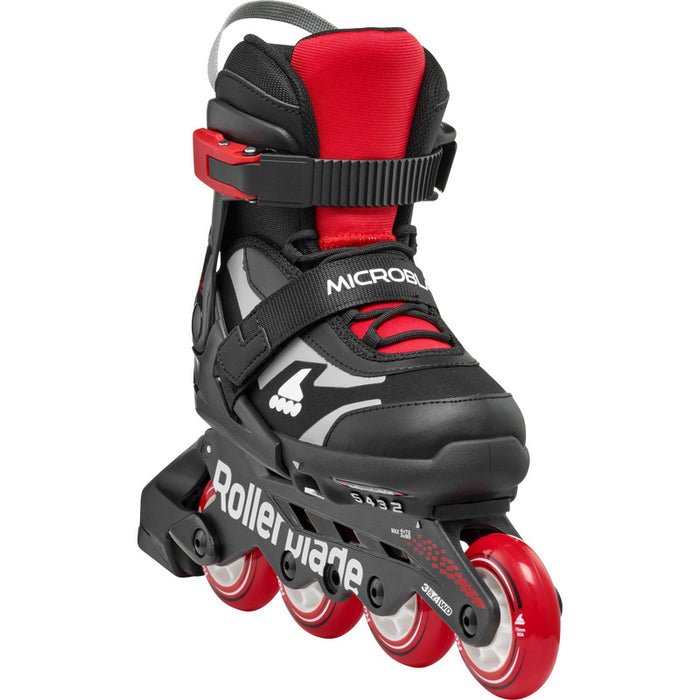 Rollerblade Microblade Black Red Kids Skates - Inlinex