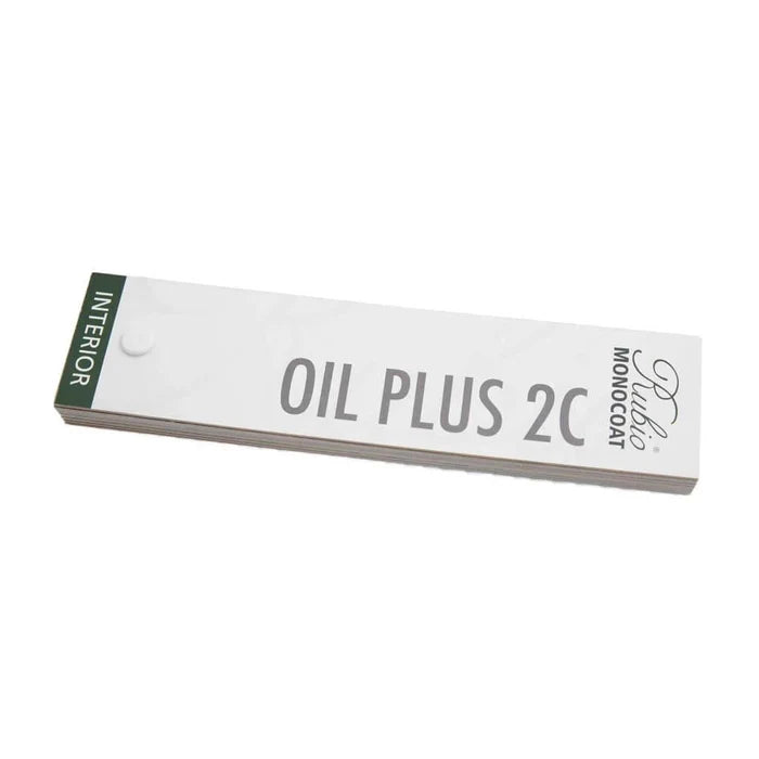 Rubio Monocoat Oil Plus 2C Colors Paper Fan Deck