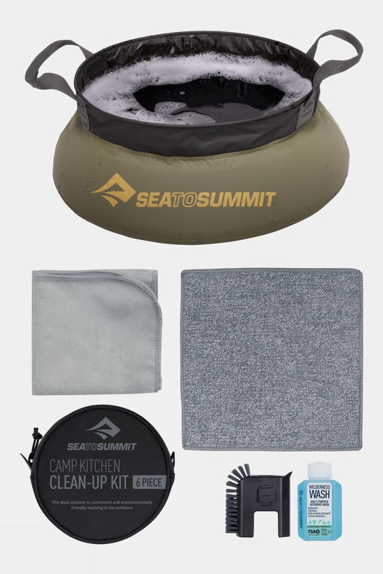 Sea To Summit Camp Kitchen Clean-Up Kit 6 Piece Set