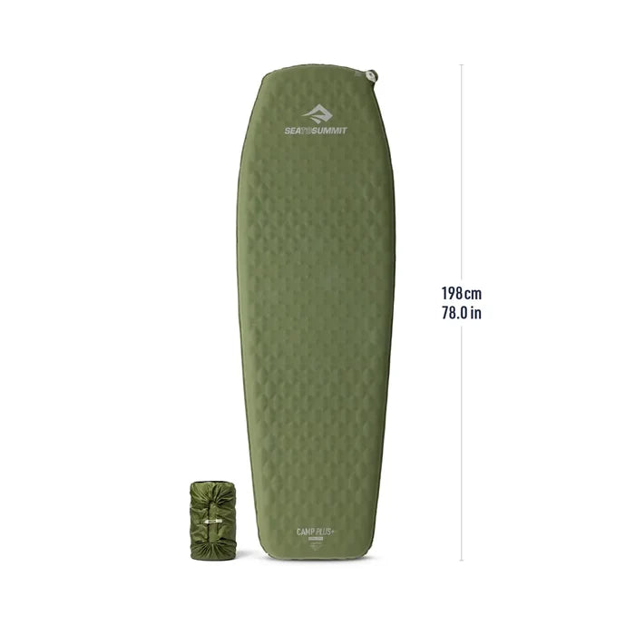 Sea To Summit Camp Plus Self-Inflating Sleeping Mat - Cypress Green Large