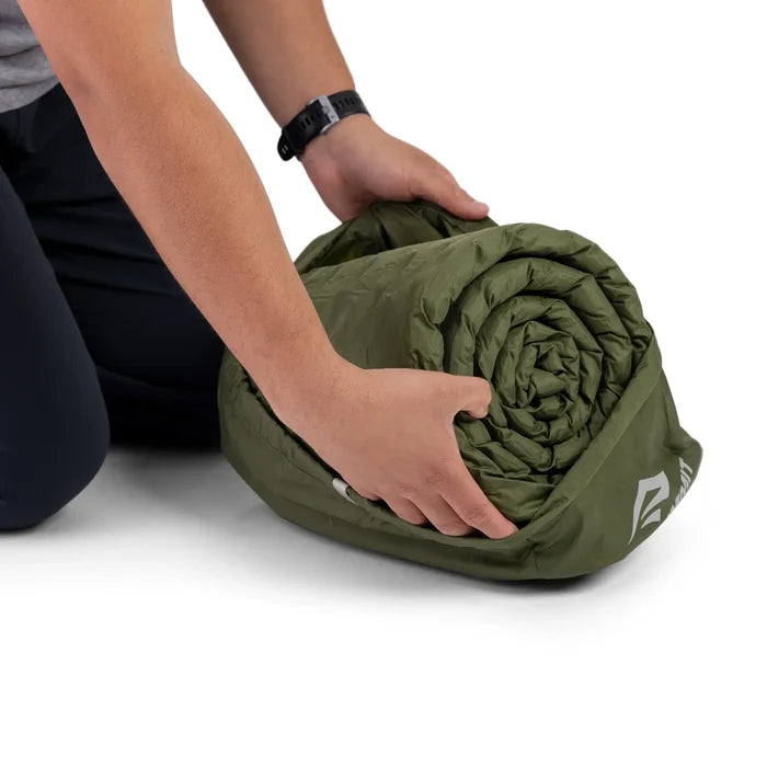 Sea To Summit Camp Plus Self-Inflating Sleeping Mat - Cypress Green Rectangular Large