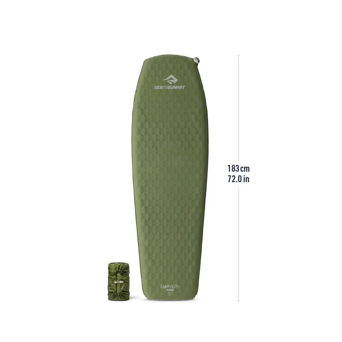 Sea To Summit Camp Plus Self-Inflating Sleeping Mat - Cypress Green Regular