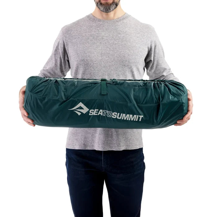 Sea To Summit Comfort Deluxe Self-Inflating Sleeping Mat - Large Rectangular Wide Rain Forest