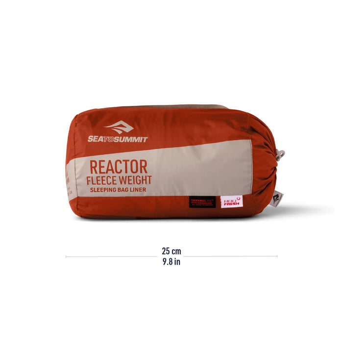 Sea To Summit Reactor Fleeceweight Sleeping Bag Liner - Picante
