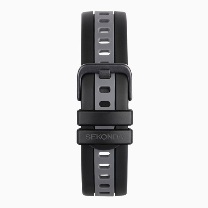 Sekonda Active Pro GPS Smart Watch - Black Alloy Case & Black Silicone Strap