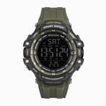 Sekonda Crossfell Digital Men's Watch - Black Plastic Case & Khaki Green Strap
