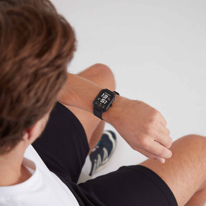 Sekonda Motion Go Smart Watch - Black Case and Silicone Strap