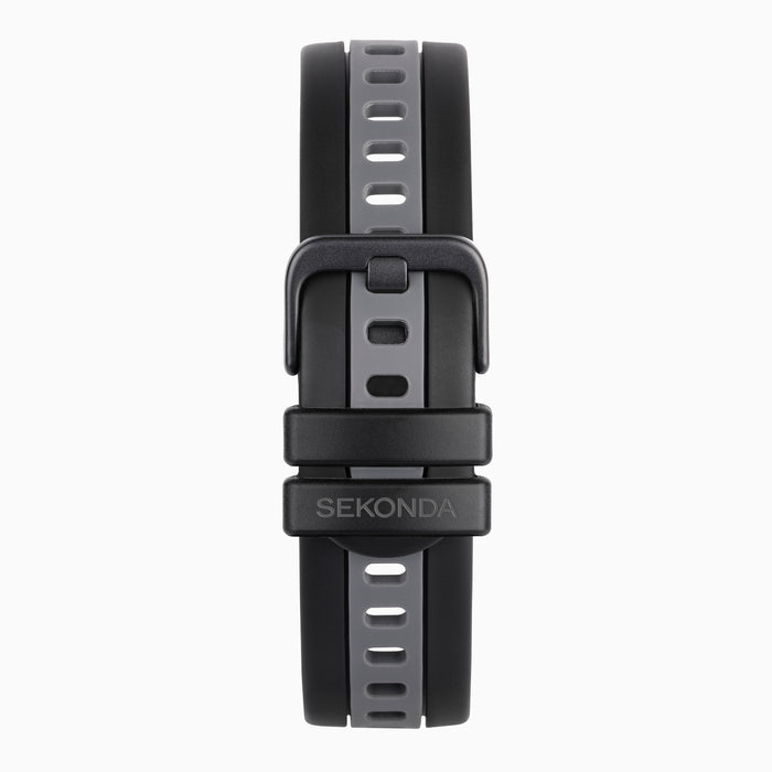 Sekonda Motion Pro GPS Smart Watch - Black Alloy Case & Black Silicone Strap