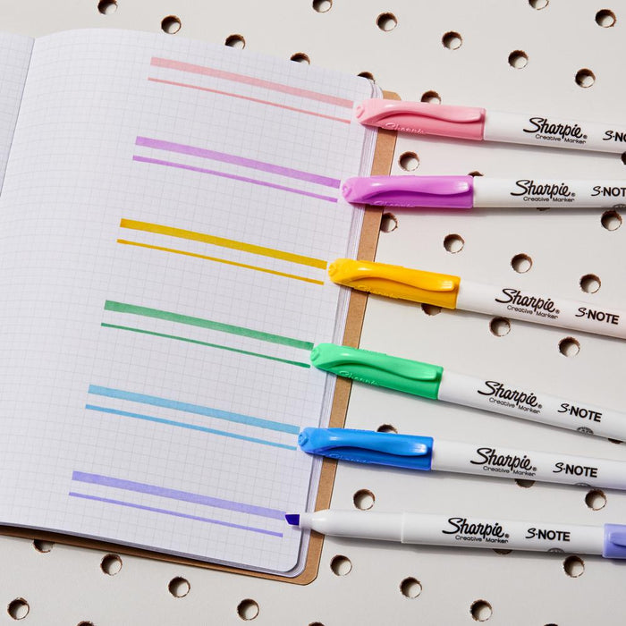 Sharpie S-Note Note Taking Markers Assorted - 24/pk | Atlas Stationers.