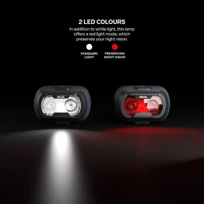 Silva Seek 420 Compact Headtorch - Midnight Black