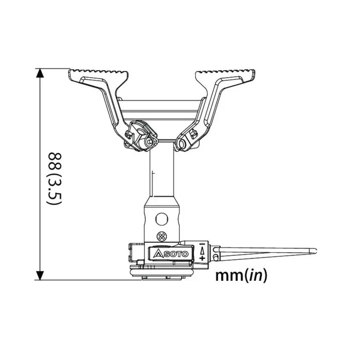 SOTO Amicus w/ Stealth Ignitor Backpacking Stove