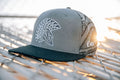 Spartan Fleece Snapback Hat - Grey