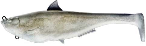 SPRO Megalojohn Soft Plastic Swimbait - 6 Inch - Gizzard Shad