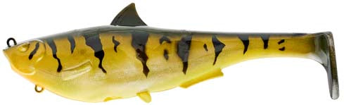 SPRO Megalojohn Soft Plastic Swimbait - 6 Inch - Real Perch