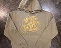 Stay Rooted Script Midweight Hoodie - Olive
