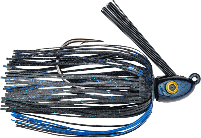 Strike King Hack Attack Heavy Cover Swim Jig Black Blue
