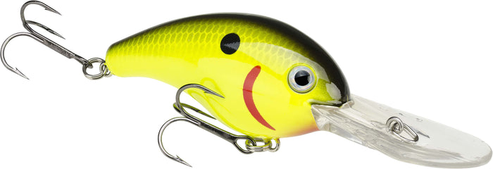 Strike King Pro Model Series 5XD Deep Diving Crankbait - 5/8 oz - Black Back Chartreuse