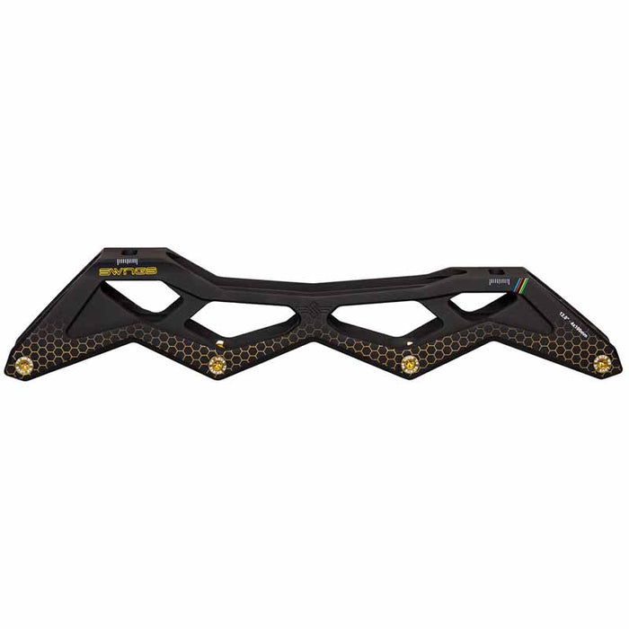 Swings MG 12.0/4x100 Black Gold Frame - Inlinex