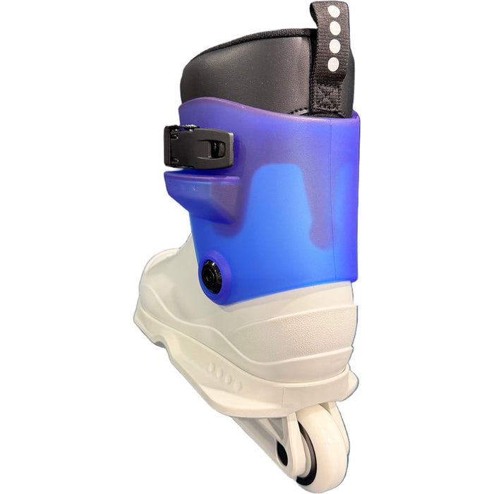 Them 901 White Transparent Blue Cuff Aggressive Skates