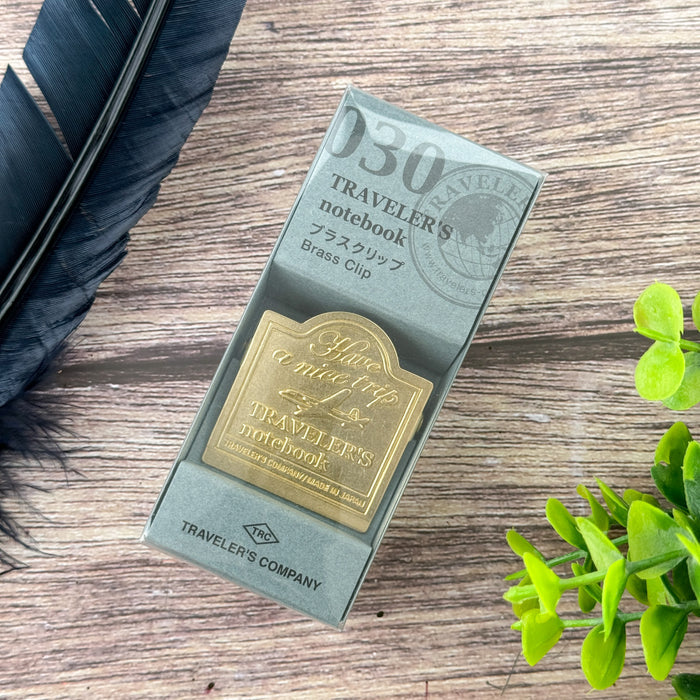 Traveler's Brass Clip - Airplane
