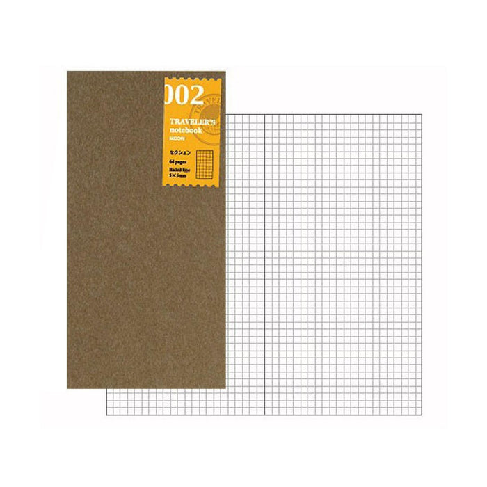 Traveler's Grid Notebook Refill - Regular Size | Atlas Stationers.