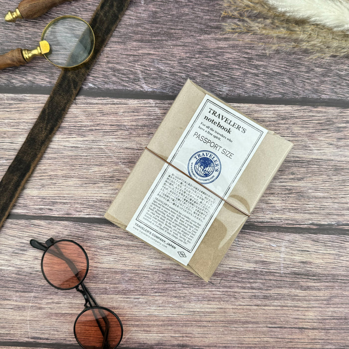 Traveler's Leather Notebook - Passport Size - Brown