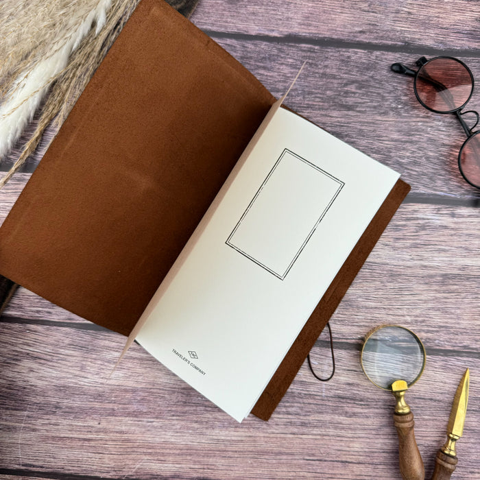 Traveler's Leather Notebook - Regular Size - Brown