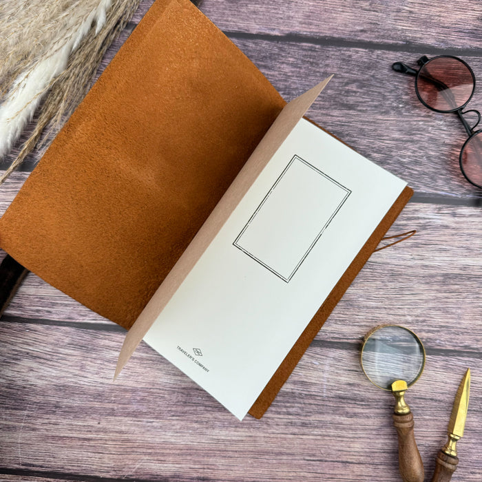 Traveler's Leather Notebook - Regular Size - Camel
