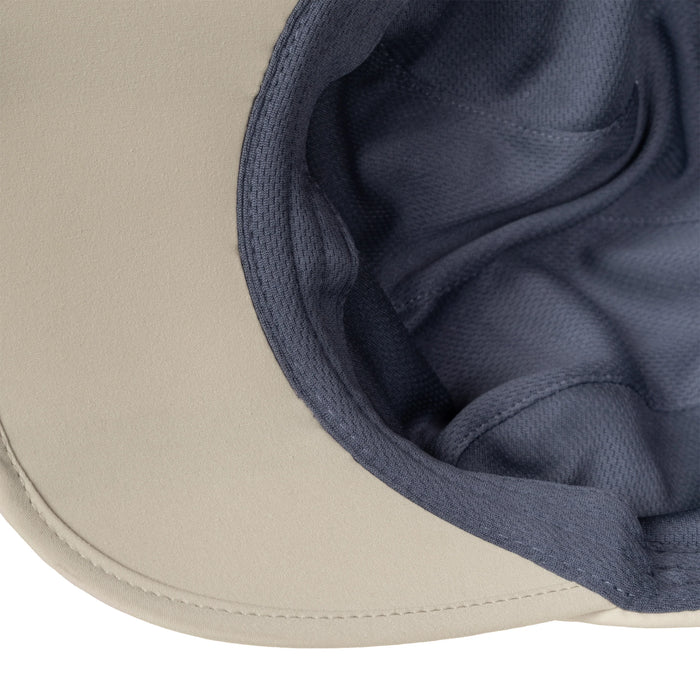 Trekmates Atacama Sun Cap with zip away Legionnaire's Flap - Linen