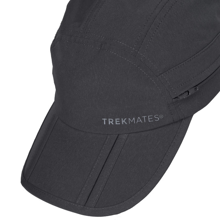 Trekmates Atacama Sun Cap with zip away Legionnaire's Flap - Thunder Grey