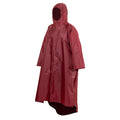 Trekmates Deluxe Full Zip Waterproof Poncho - Sumac Red