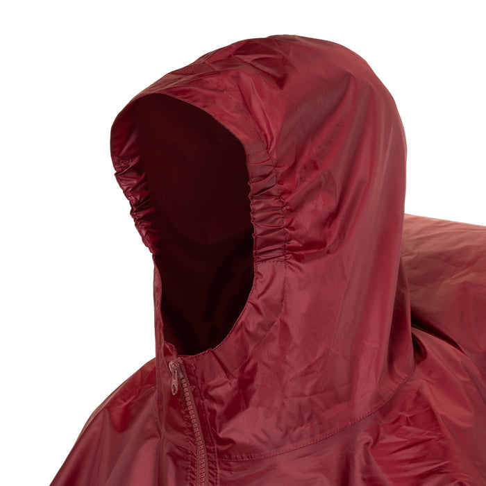 Trekmates Deluxe Full Zip Waterproof Poncho - Sumac Red