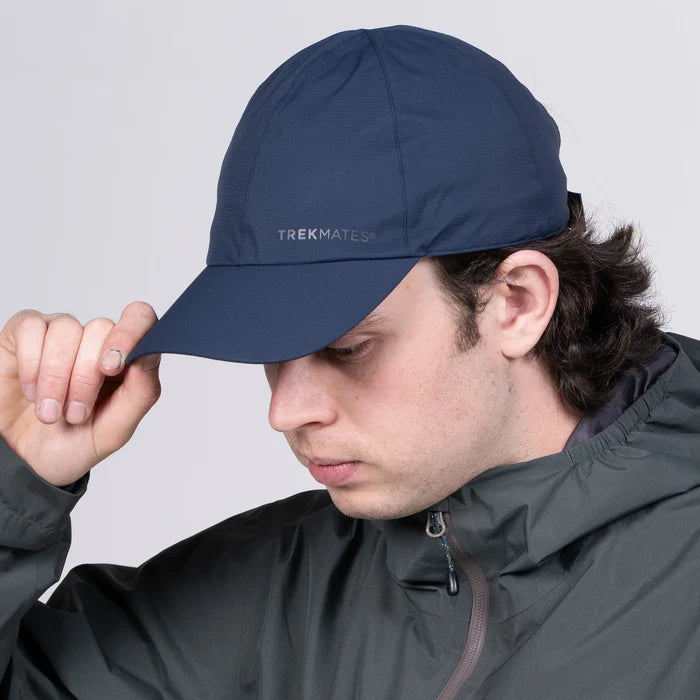 Trekmates Fornax Waterproof and Breathable Baseball Cap - Navy